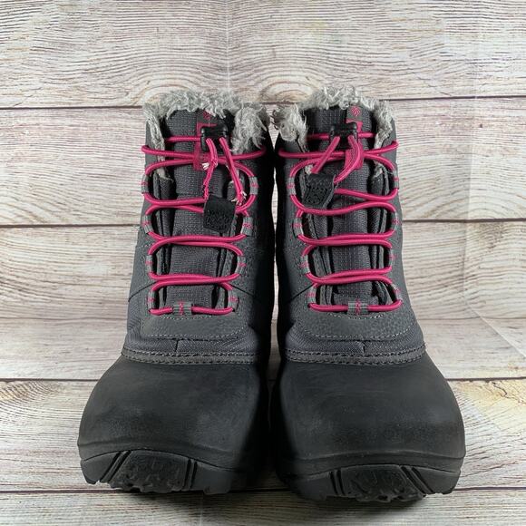 Columbia Rope Tow III Toddler Girls Size 2 Insulated Snow Boots Gray - Picture 3 of 11